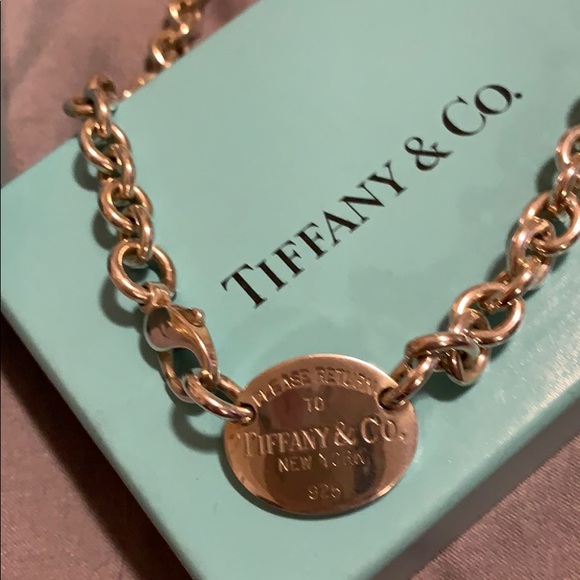 Return to Tiffany & Co 925 Oval Necklace - Picture 4 of 4